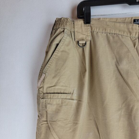 5.11 Tactical Series Mens Size 44X32 Desert Tan Poly Cotton Cargo Pants - Picture 10 of 16